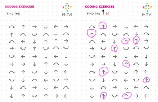 pattern matching offline coding activity