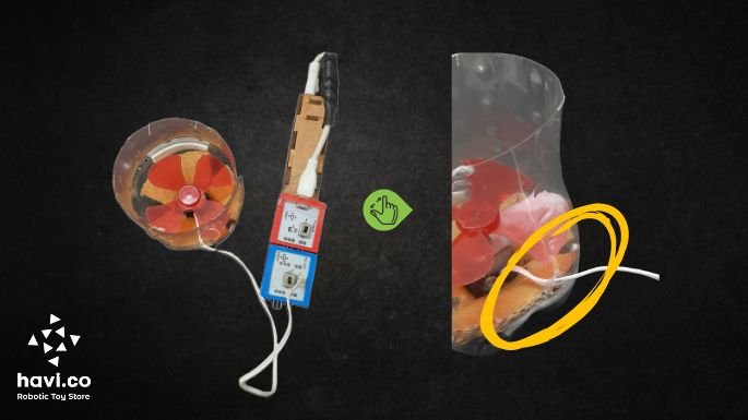 vacuum cleaner model making step 9