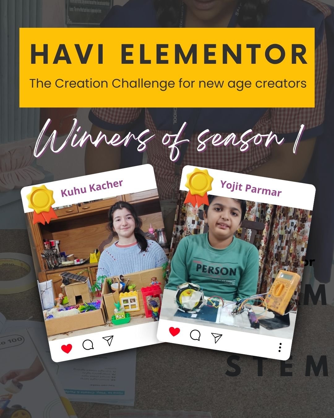 havi elementor season 1 winners