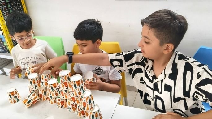 paper cup programming offline coding activities by Havi.co