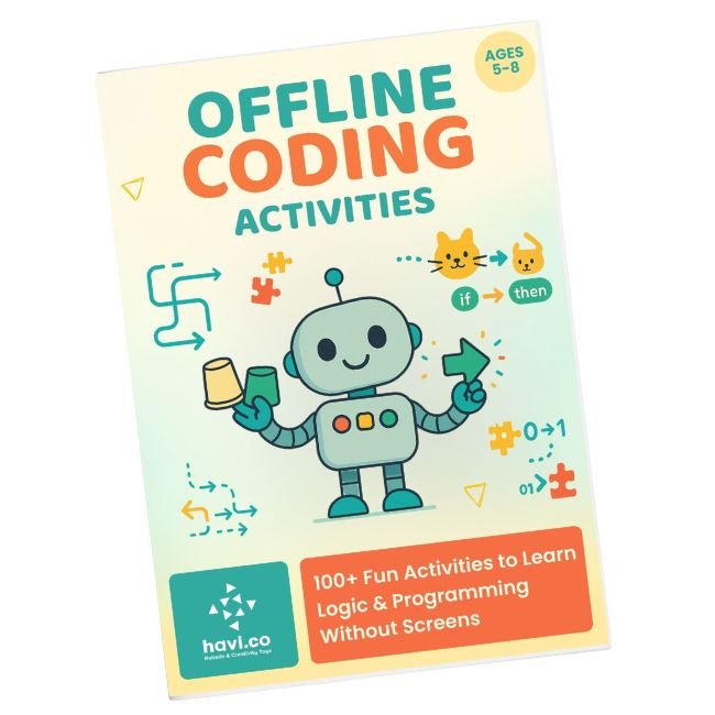 Offline coding activities book | Screenless coding activity book for kids of age 5 to 7<br><br>