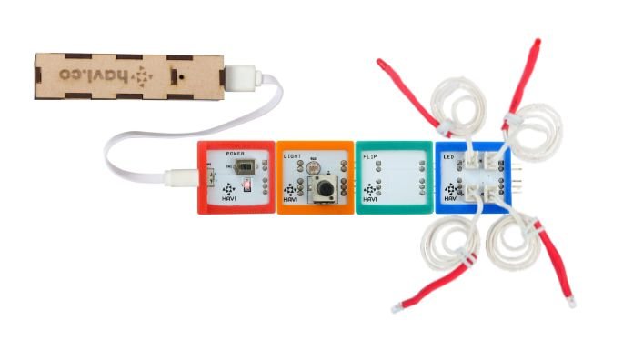 light sensor with flip circuit
