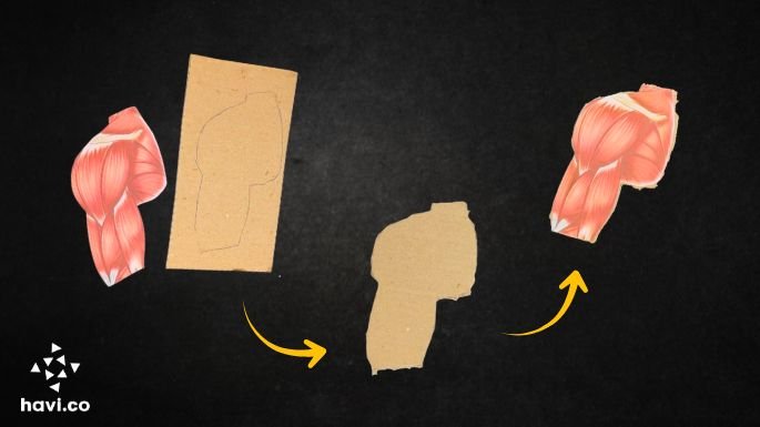 reflex action model making step 4