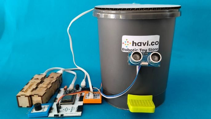 smart dustbin project havi
