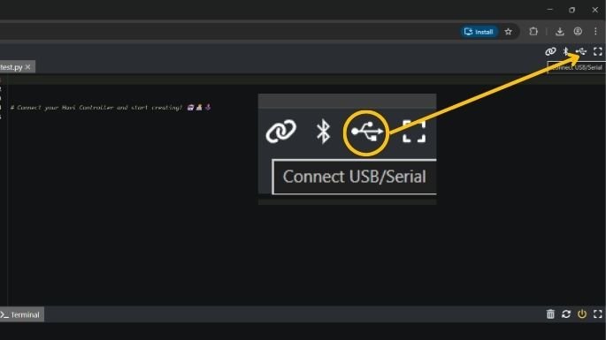 connect Havi controller through micopy