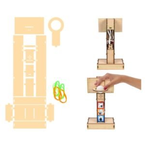 Smart basketball hoop – wooden plates