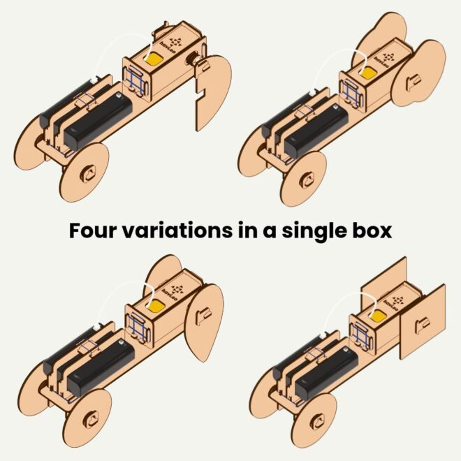 Wheel variation of robo crawler